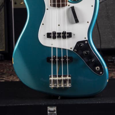 Japan Fender Jazz Bass JB62 MH 1998 Lake placid blue image 3