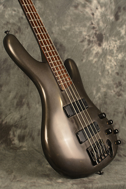 Ibanez EDB 600 Ergodyne Lucite 4 string Bass Graphite Grey w