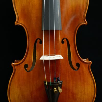 Rare 4/4 Violin Beautiful Flame Maple Back Outstanding Sound Guarneri Violin image 10