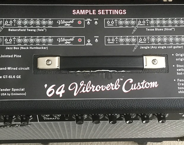 Fender vibroverb shop reissue 64