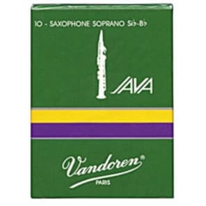 Vandoren SR304 Java Series Soprano Saxophone Reeds - Strength 4 (Box of 10)
