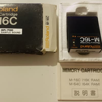 Roland M-16 C Cartridge 1984 GR-700 guitar synth tones