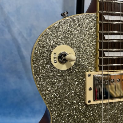 Edwards by ESP E-LP-108SD Silver Sparkle Les Paul Made in | Reverb