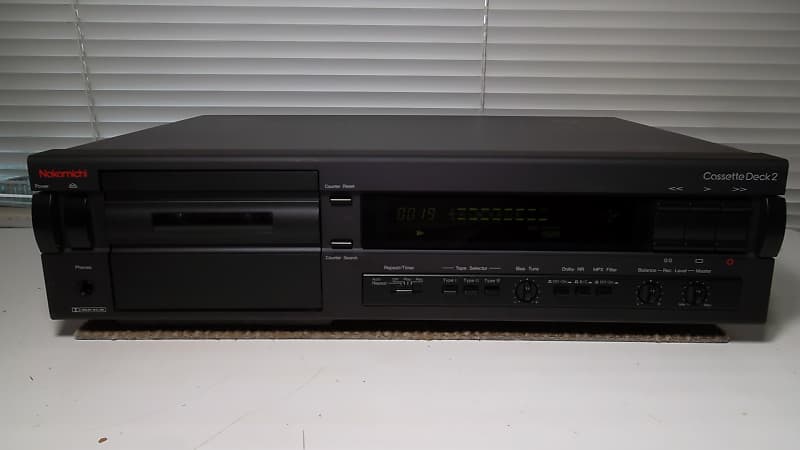 1991 Nakamichi Stereo Cassette Deck 2 Recorder 1-Owner Serviced New Belts 01-2022 Excellent #555 image 1