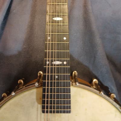 Unbranded Mandolin-Banjo 8 String "Banjolin" 1940s? - Natural image 4