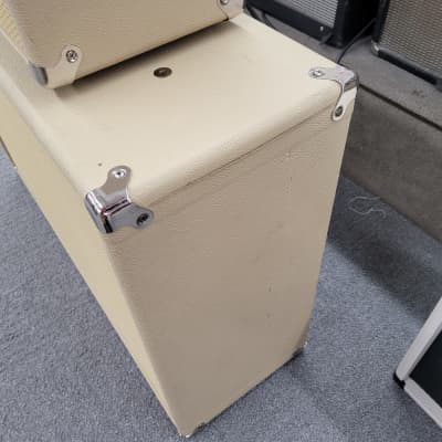 Fender Blackface Piggyback Showman with 85 watt 2 channel Head and 1x15 Cab 1967 - Blonde image 8