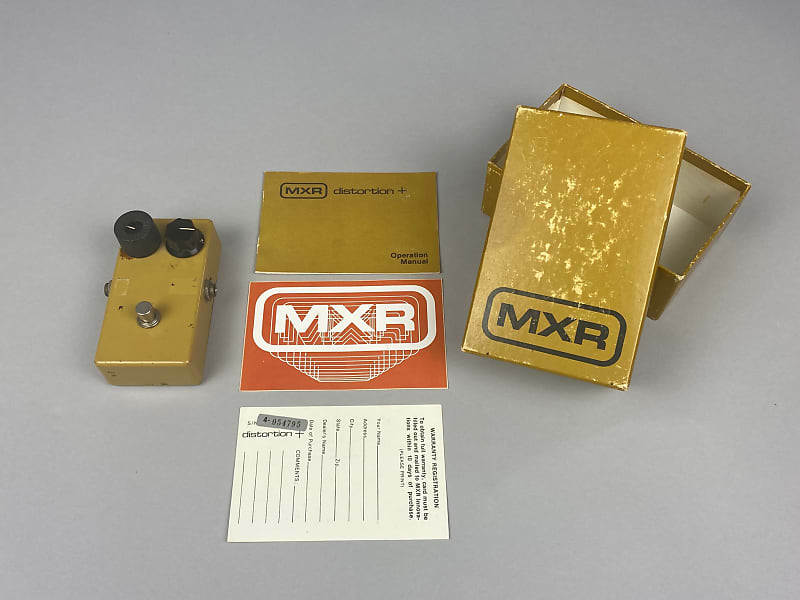 MXRディストーション＋　箱付き 祝】落札記念スペシャル MXR期のdistortion+ | ギターダー