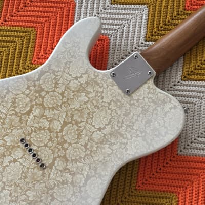 Magnetic Heaven- Nashville Mustang! - 7/8 Scale Nashville Telecaster with Mustang Neck! - Floral Print! - image 10