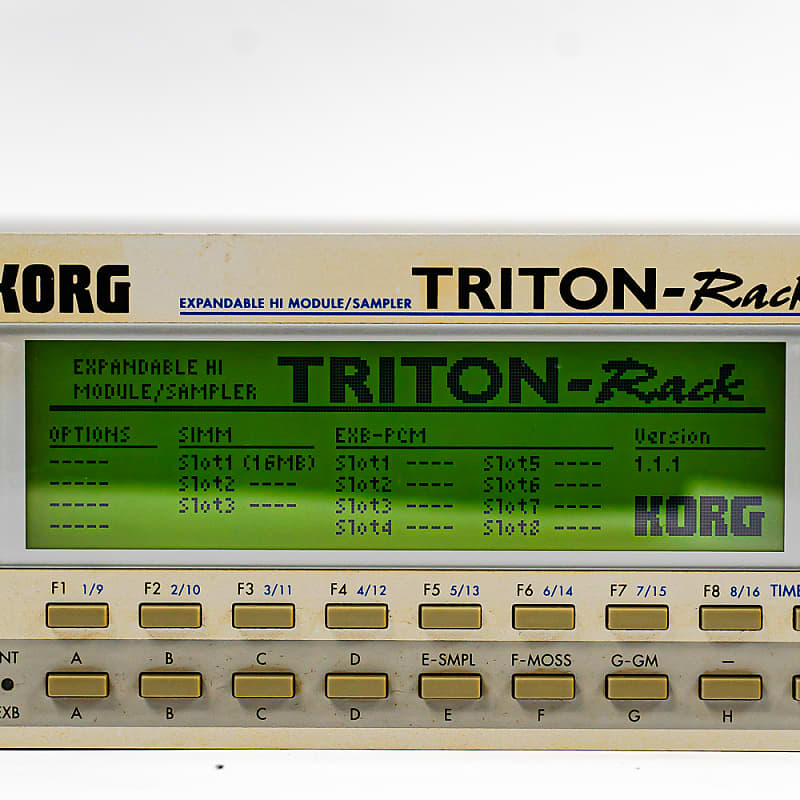 Korg Triton Rack - Fully Featured Pro Synth Module | Reverb
