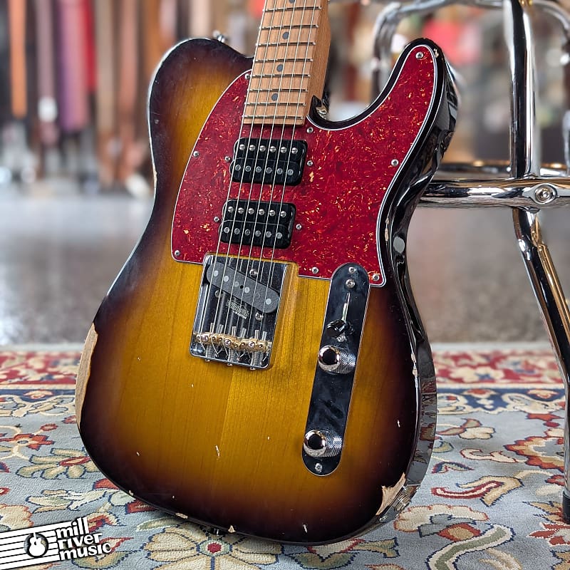 Suhr Classic T Antique – 2-Tone Tobacco Burst, Roasted Maple Neck, Thornbuckers