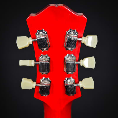 Eastman T386 Semi-Hollow Thinline Ebony Fingerboard Kent Armstrong Humbuckers Red 2023 (P2202623) image 7