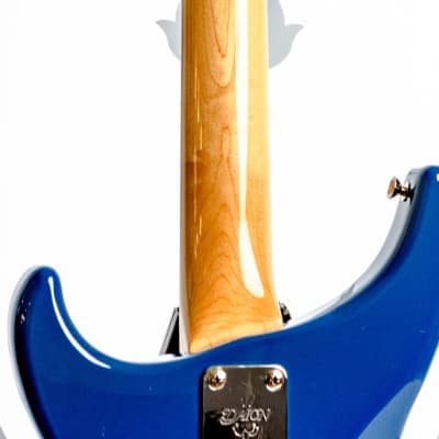 Daion Savage Blue Electric Guitar w/ Original Daion Branded Hardshell Case image 7