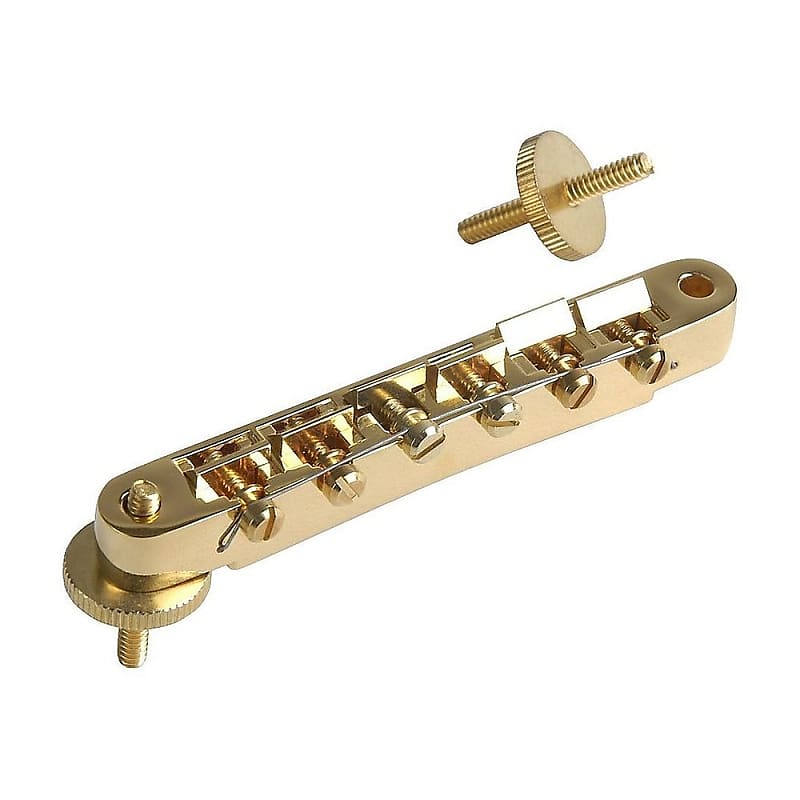 Gibson Wired ABR-1 Bridge Vintage Style Tune-o-matic (Gold) image 1