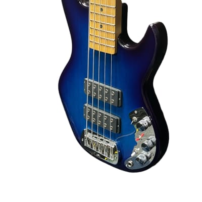 G&L L-2500 / S750 (19mm Spacing), Blue Burst / Maple *PRE-ORDER ETA 8-12 Weeks* image 5