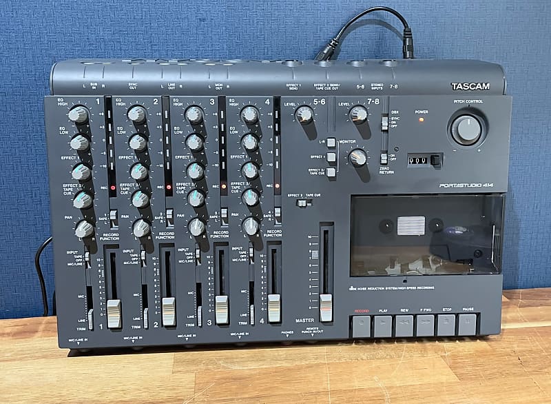 Tascam 414 タスカム カセット なつかし楽器道場'87年 カセットMTR「PORTASTUDIO 414」- e楽器