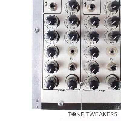 Serge Modular Resonant Equalizer x4 EQ Panel Modular Rare VINTAGE SYNTH DEALER image 2