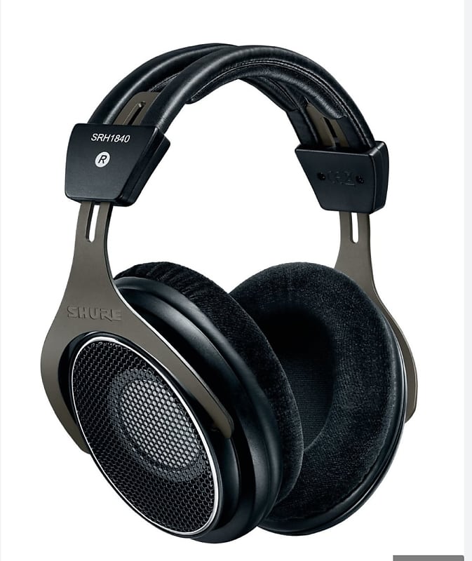 Shure SRH1840-BK Professional Open Back Headphones - Individually Matched 40mm Neodymium Drivers for Smooth, Extended Highs and Accurate Bass, Ideal for Mastering or Critical Listening Applications image 1