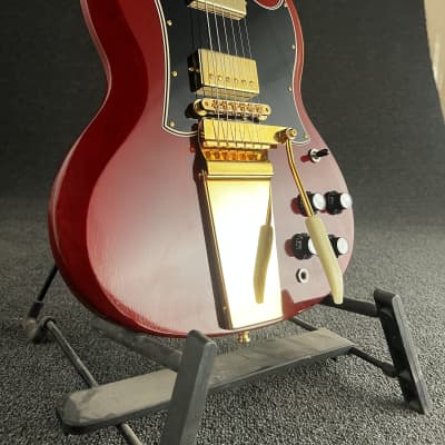 Gibson SG Standard "Large Guard” with Vibrola 1969 - Cherry image 1