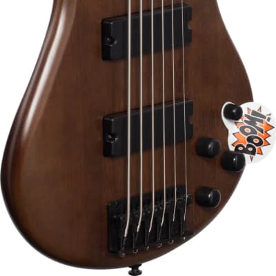 Ibanez GSR206 6-String Electric Bass Guitar Walnut image 4