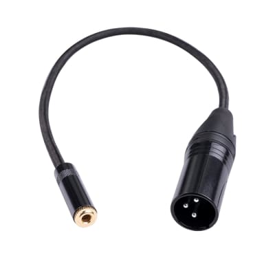 Xlr Male To 2-Rca Female Microphone Adapter Cable For Mic Speaker  Amplifiers 
