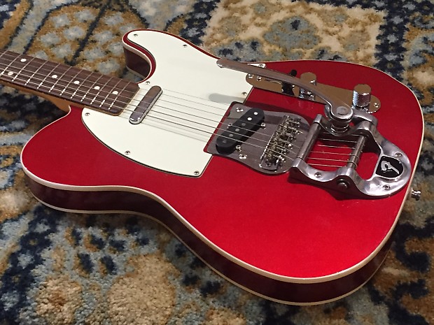 Fender '62 Reissue Telecaster CIJ Bigsby Custom double bound 2002 Candy  Apple Red Japan TL62B