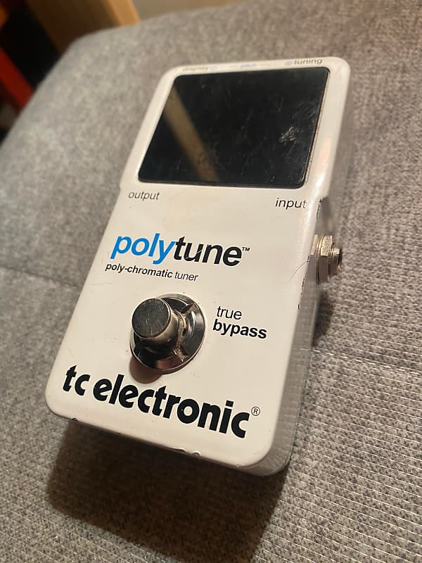 TC Electronic Polytune Poly Chromatic Tuner True Bypass Guitar/Bass Effect Pedal image 1