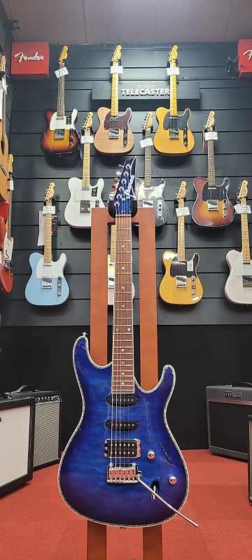 Ibanez SA360QM-SPB 2015 - 2017 - Sapphire Blue Burst