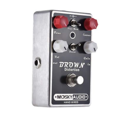 Mosky Audio BROWN Distortion Dual Toggle with Boost Option Hand-Wired image 2