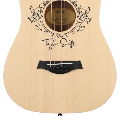 Taylor TS-BT Taylor Swift Acoustic Guitar - Natural Sitka Spruce  Bundle with D'Addario Humidipak Maintain Automatic Humidity Control System image 3
