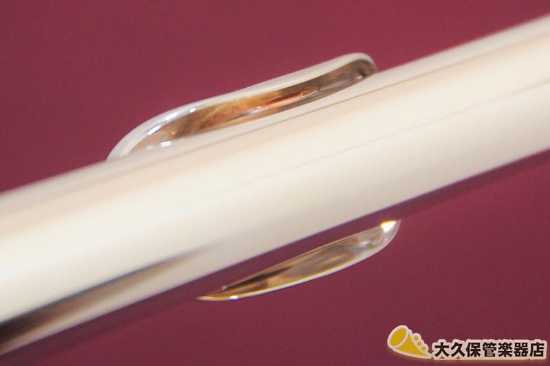 SANKYO FLUTE SILVERSONIC w/10K GOLD riser Ag950 Head Joint SANKYO FLUTE SILVERSONIC w/10K GOLD riser Ag950 Head Joint