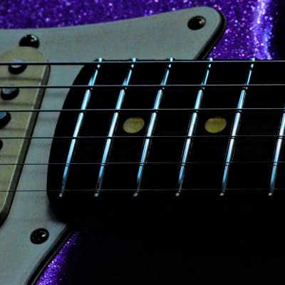 American Fender Stratocaster Custom Relic Purple Sparkle CS Fat 50's image 24