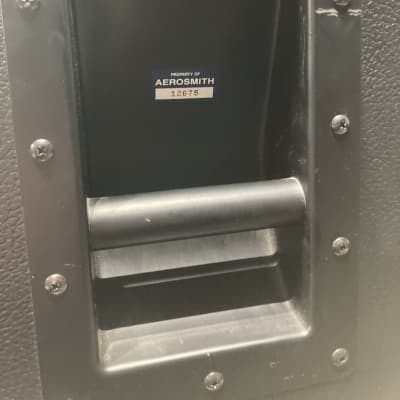 Brad Whitford's Aerosmith, Bogner 4x12 Slant Cabinet, Aerosmith Wings Logo! 2x Celestion Vintage 30s. Authenticated! (#18) image 12