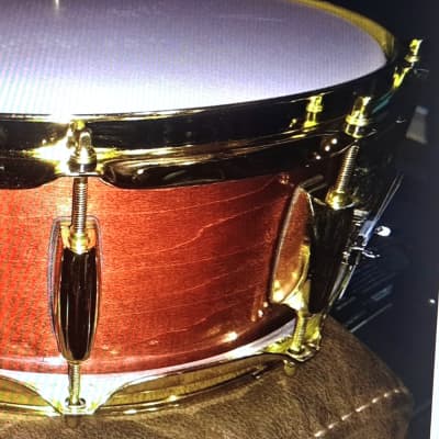 SNARE DRUM "RENOWN" BADGE MAPLE W/ REINFORCEMENT-RINGS - STOUT! FREE SHIP TO CUSA! image 3