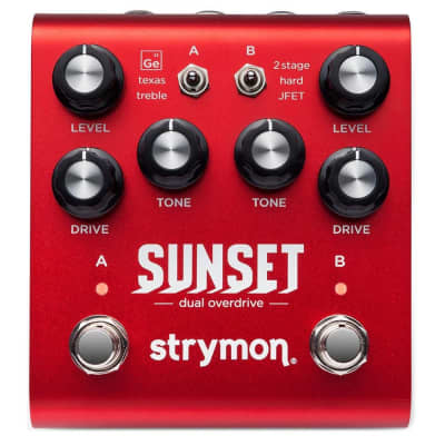 New Strymon Sunset Dual Overdrive Guitar Effects Pedal