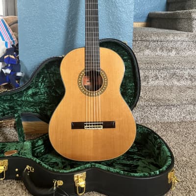 Aria AC-60 Concert Guitar Early 70's Natural Spruce and | Reverb