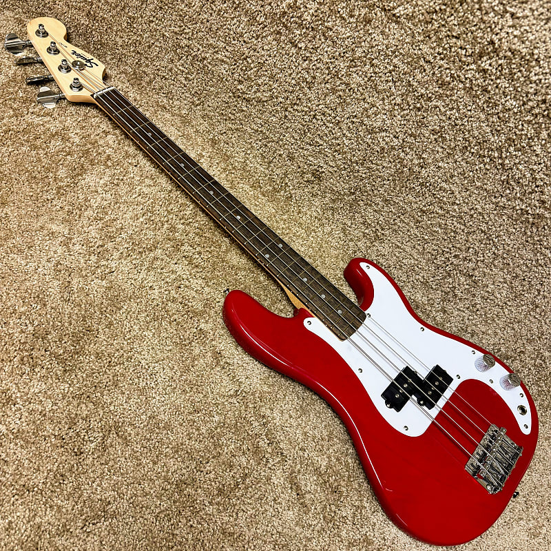 Squier Mini Precision Bass Dakota Red Short Scale image 1