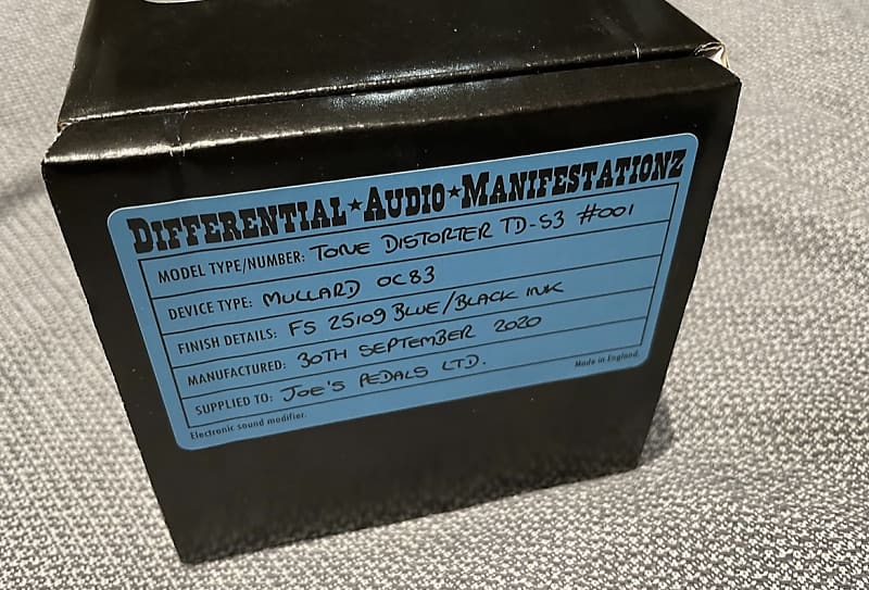D*A*M Joe’s Pedals Tone Distorter MK 1.5 Tonebender OC83 dam Tone-bender  sola sound fuzz