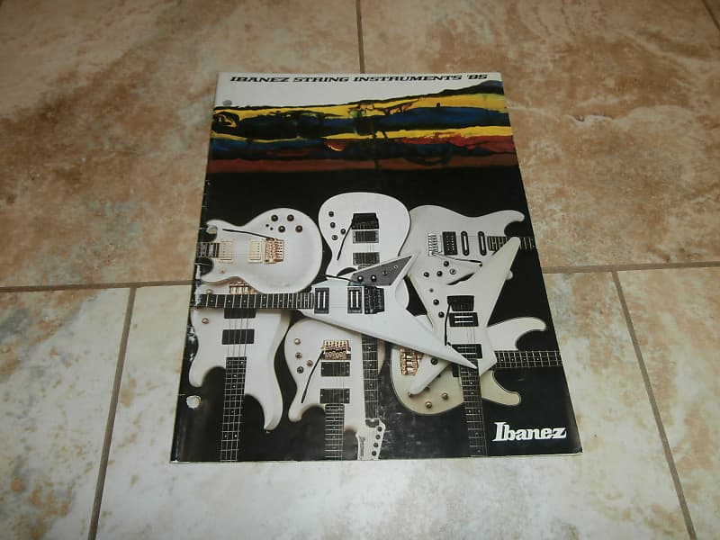 Vintage 1985 Ibanez String Instruments Catalog! Rare, Reverb