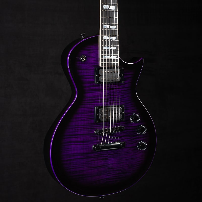 ESP USA Eclipse FM BH Single-cut Dark Purple Sunburst 242 image 1