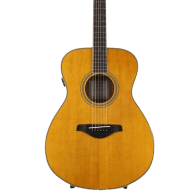 Yamaha FS-TA TransAcoustic Concert Acoustic Electric Guitar  - Vintage Tint image 1