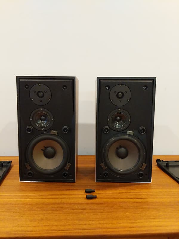 【希少ビンテージ】B&O BEOVOX S45-2 ペア 動作品 Beovox S45-2 + Rare Stands + Covers + Cable - Ripe for