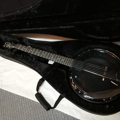 DEAN Backwoods 6 BLACK Chrome ELECTRIC 6-string BANJITAR banjo GUITAR new w/ Light Case image 1
