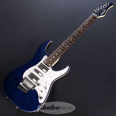 SCHECTER SD-2-24-AL (See-Thru Blue/Rosewood) -Made in Japan