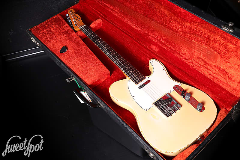 1967 Fender Telecaster with Rosewood Fretboard  Olympic White image 1