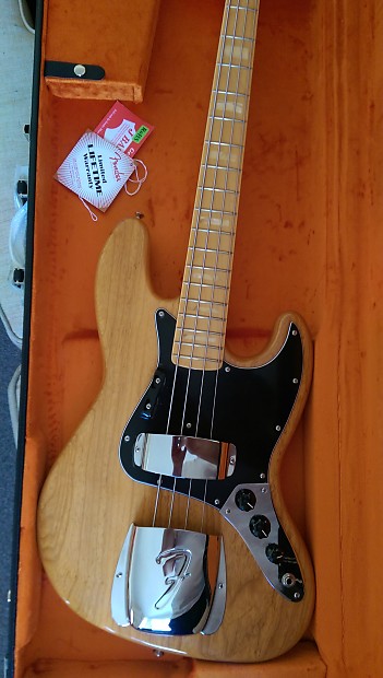 Fender American Vintage '75 Jazz Bass FSR Aged Natural