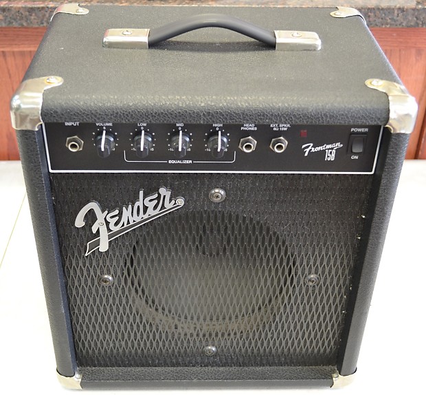 Fender frontman 15b amp new arrivals