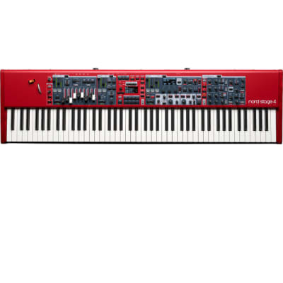 Nord Stage 4 HA88 Hammer Action 88-Key Digital Piano 2023 - Present - Red