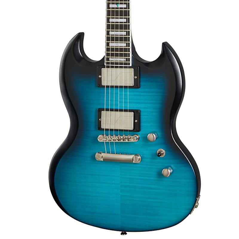 Epiphone SG Prophecy - Blue Tiger Aged Gloss image 1