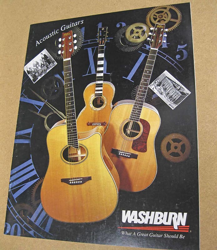 Washburn Acoustic Catalogs Reverb