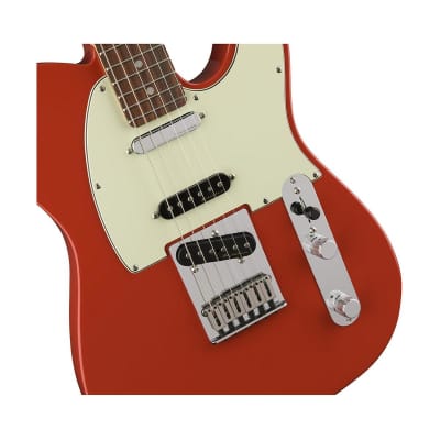 Fender Deluxe Nashville Telecaster Electric Guitar, Pau Ferro Fingerboard, Fiesta Red image 9